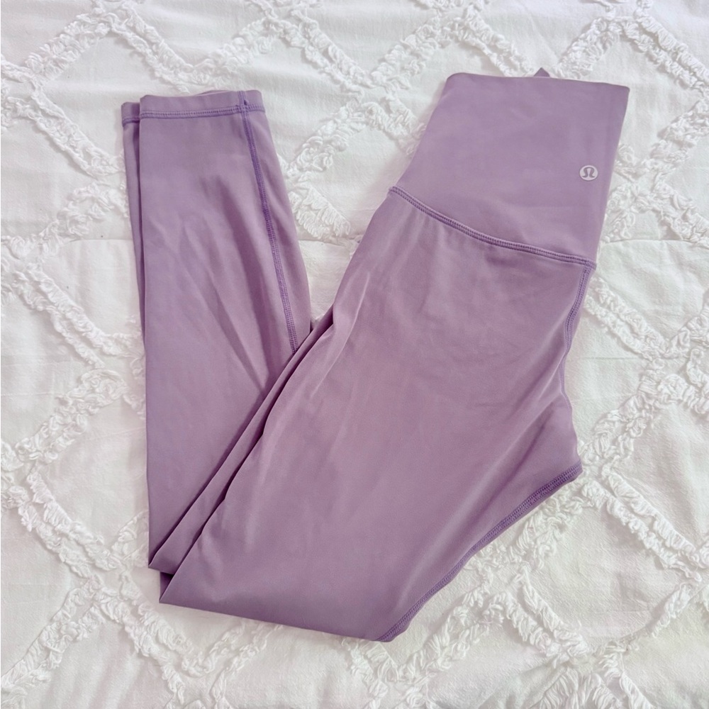 lululemon athletica wunder under Lavender Leggings 7/8